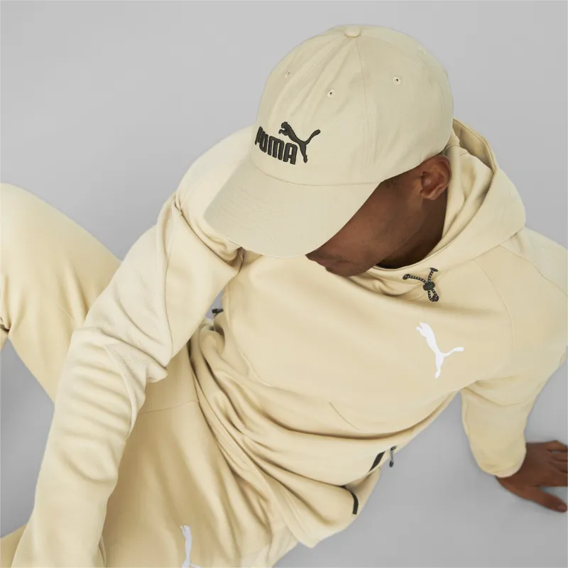 Gorra curva beige ajustable Essentials No.1 de Puma