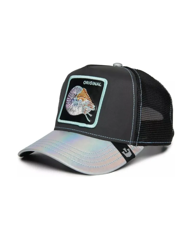 Gorra goorin bros negra ammonita go way back trucker cap