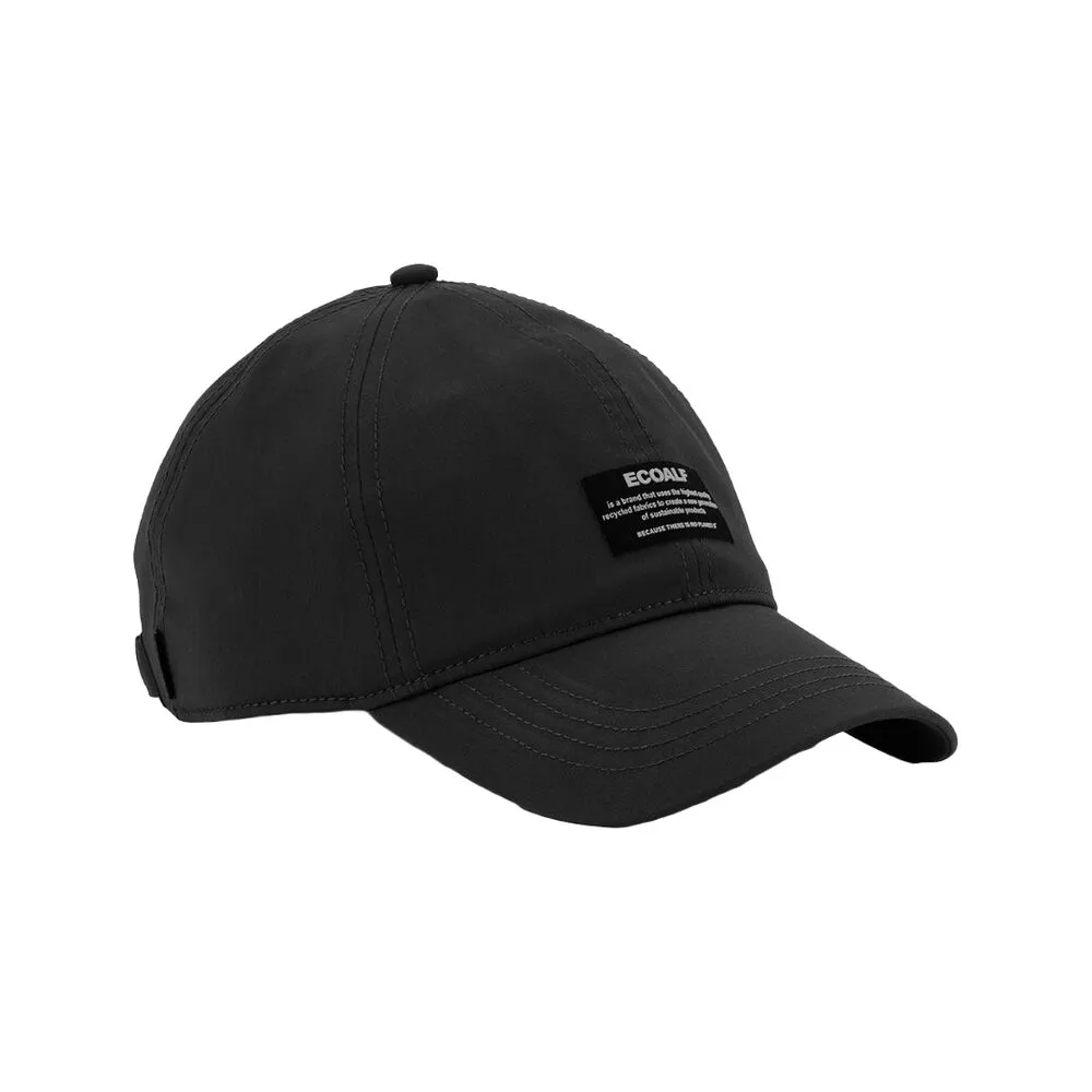 Gorra Negra Ecoalf Munich Cap Black