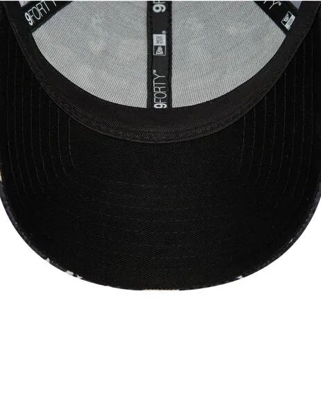 GORRA NEW ERA 940 SEASONAL PRINT CHIBUL  BLACK/GRAPHITE