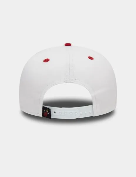 GORRA NEW ERA 950 WHITE CROWN MIAMI HEAT  WHITE/SCARLET