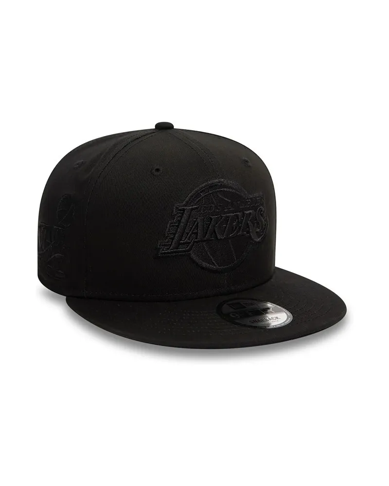 Gorra new era negra lakers monochrome 9fifty loslak