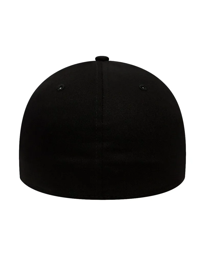 GORRA NEW ERA NEGRA LOGO YANKEES NEGRO BORDADO FRENTE VISERA CURVA