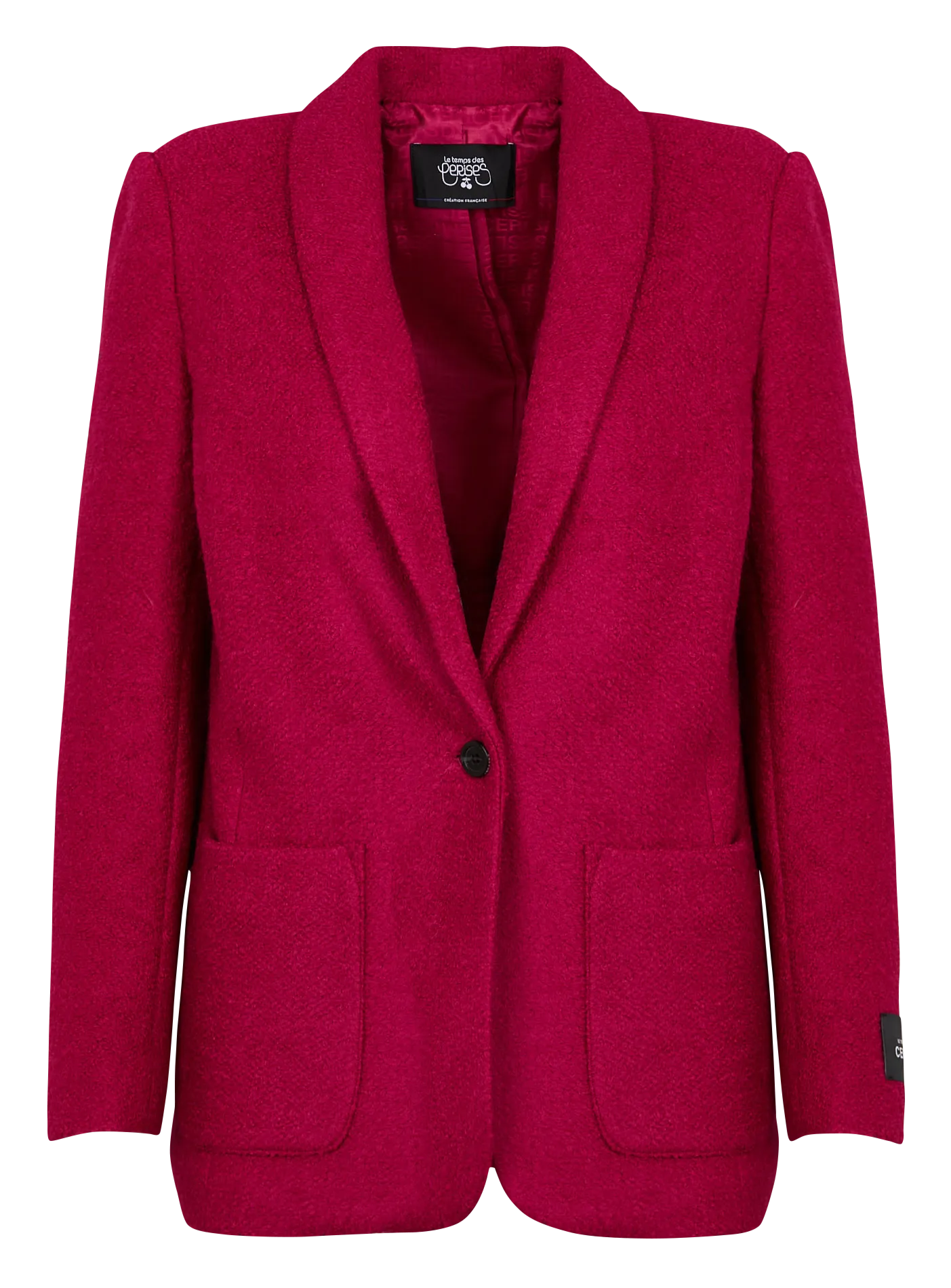 GREDOS  CHAQUETA RECTA DE SASTRE EN ROSA