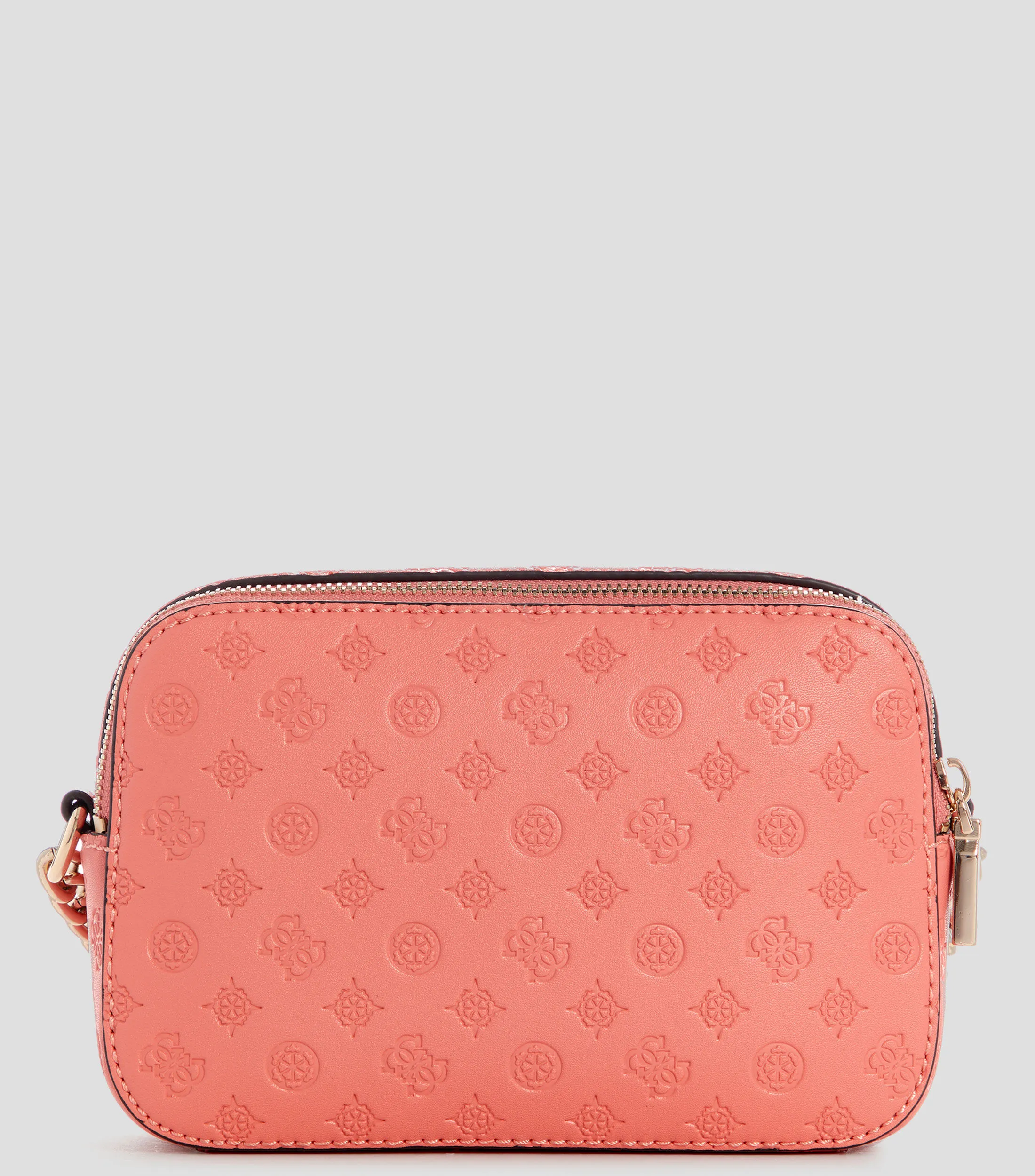 Guess Bolso crossbody coral Arlena Logo Camera Monogram Mujer