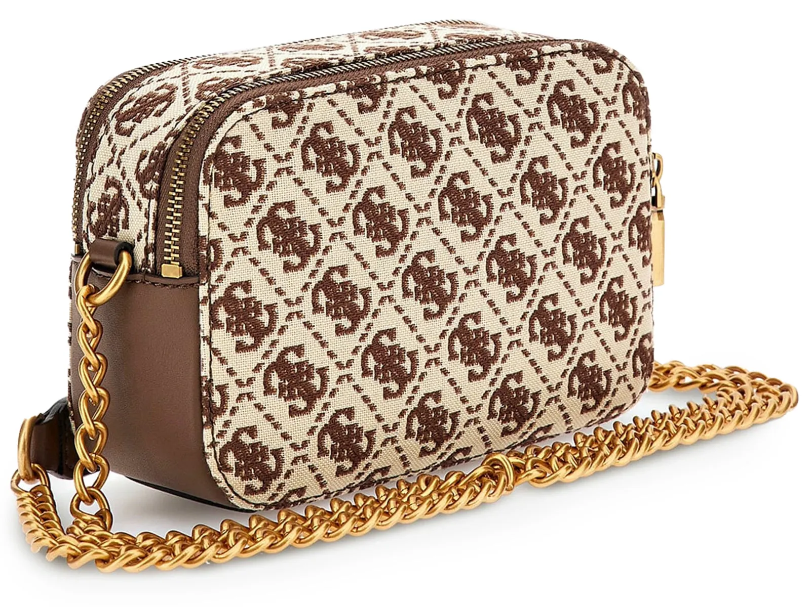 Guess Izzy Bolso para cámara con logo 4G en sintético para mujer en marrón multi