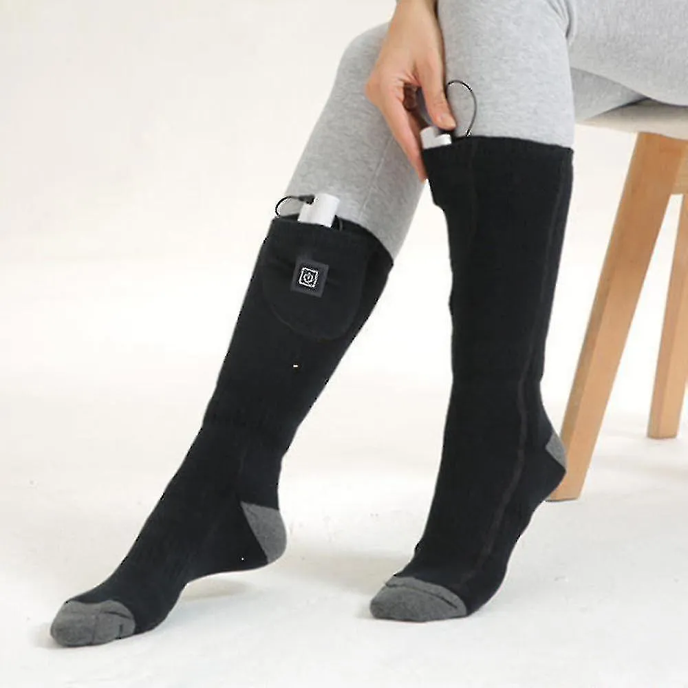 Heated Socks Rechargeable Electric Battery Unisex Thermal Foot Warmer