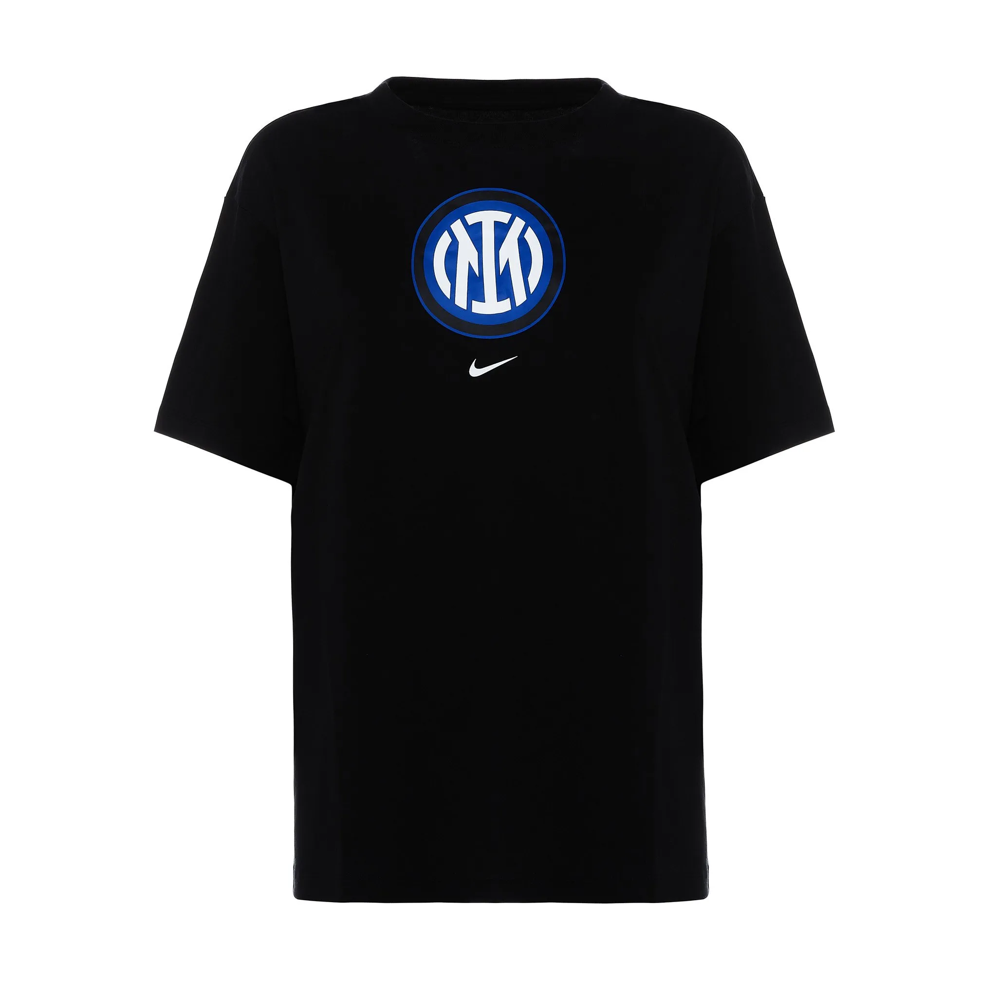 IM NIKE CAMISETA MUJER LOGOTIPO ESCUDO NEGRO