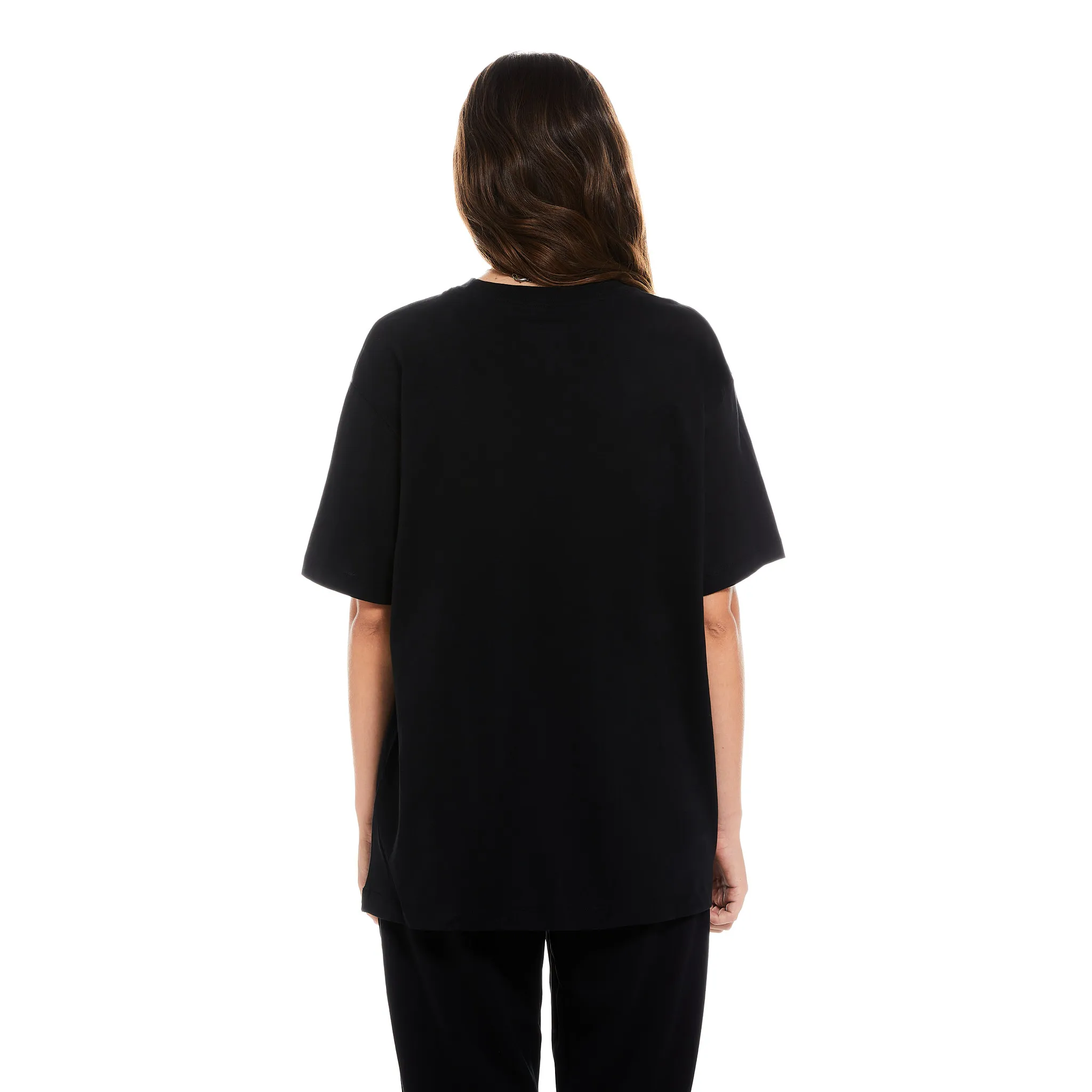 IM NIKE CAMISETA MUJER LOGOTIPO ESCUDO NEGRO