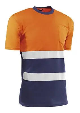 JUBA CAMISETAS  HV731BCAZUL EIRE MANGA CORTA