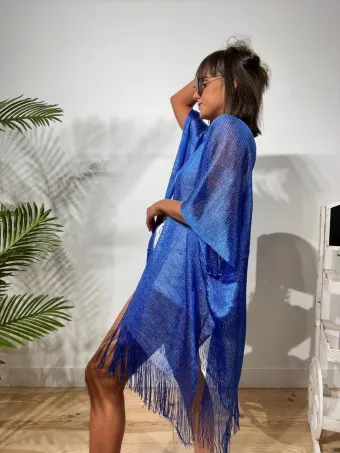 Kimono Glitter JASIET Azul Klein