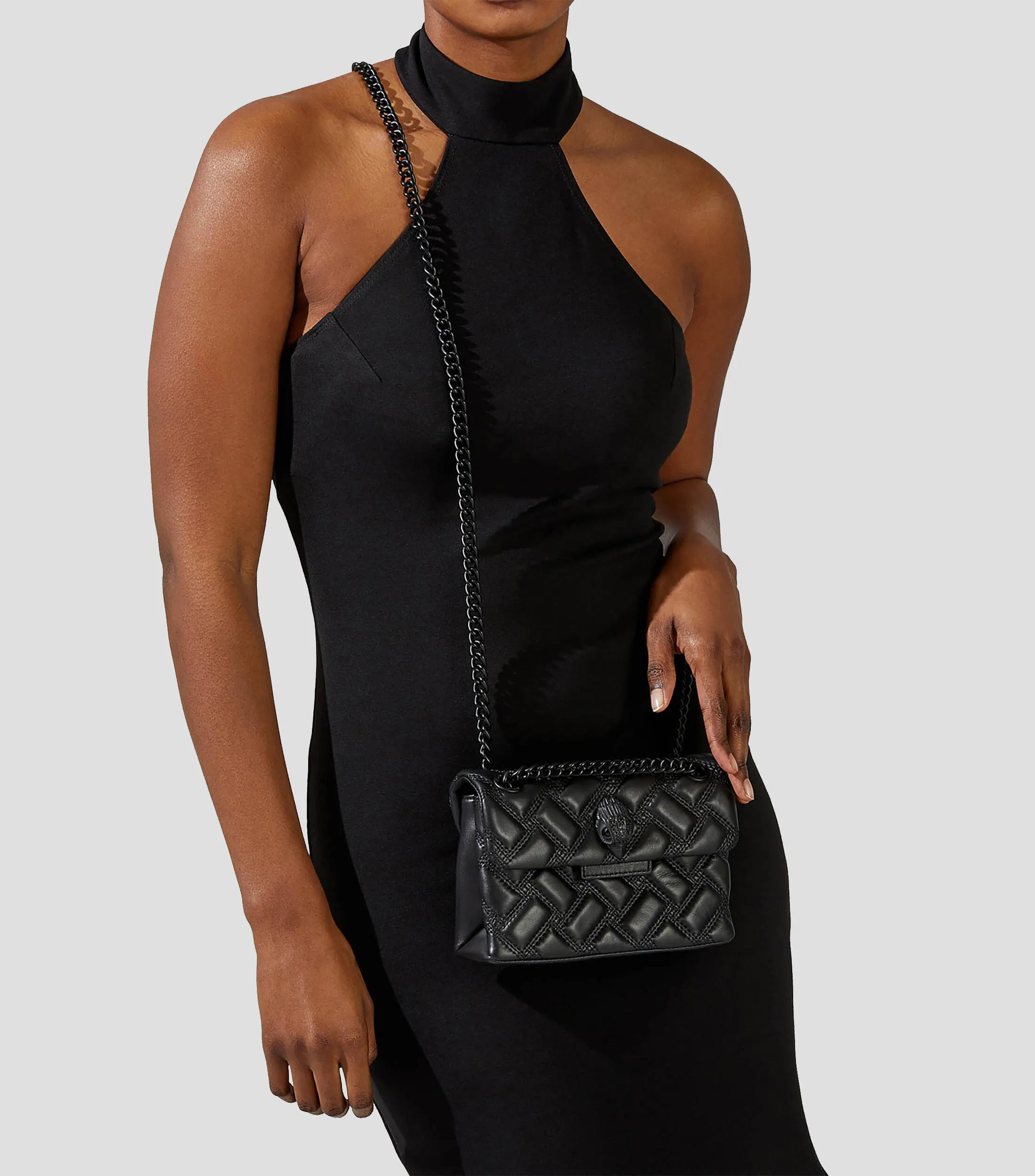 Kurt Geiger Bolso mini crossbody en piel capitonado Mujer