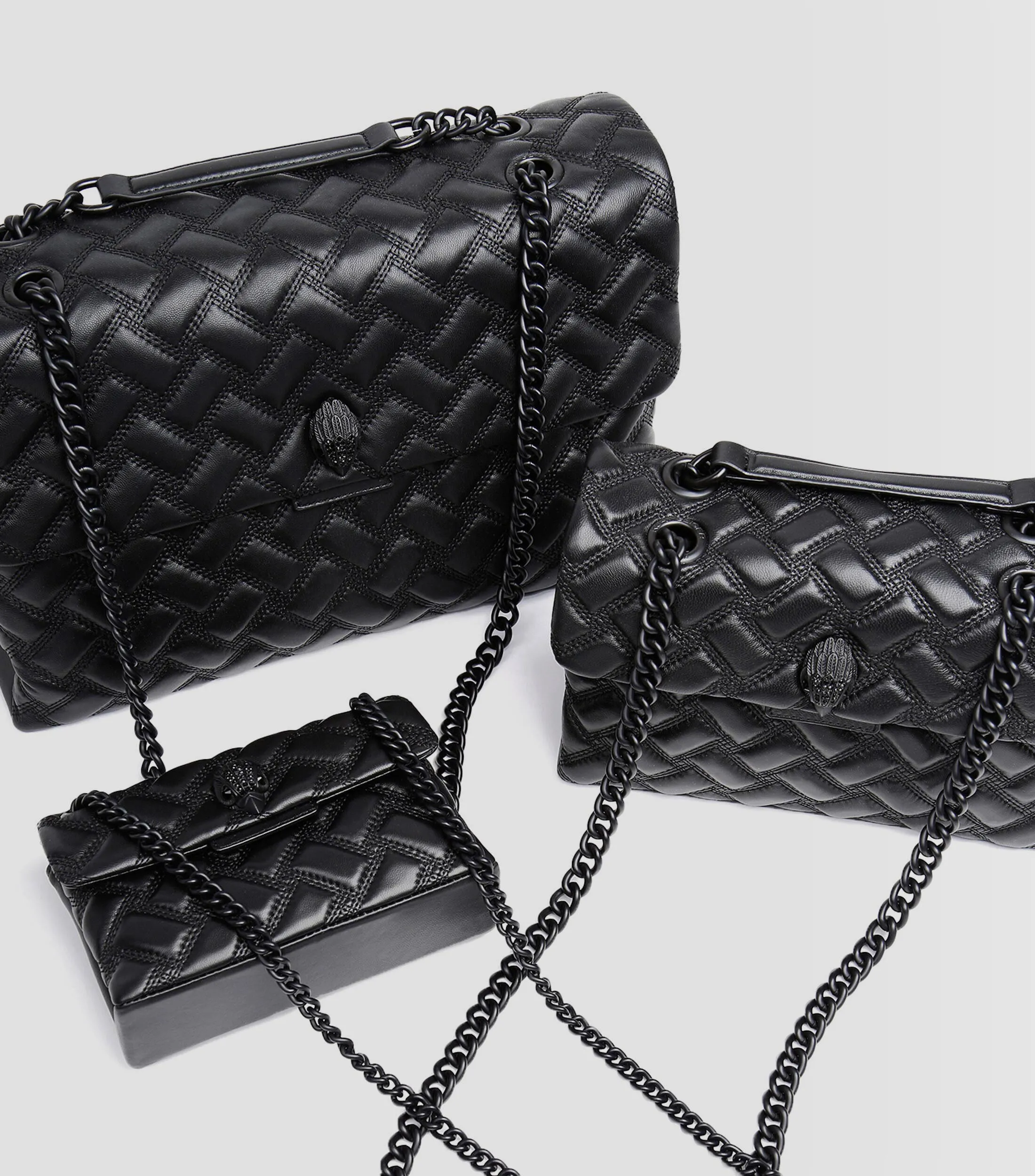 Kurt Geiger Bolso mini crossbody en piel capitonado Mujer