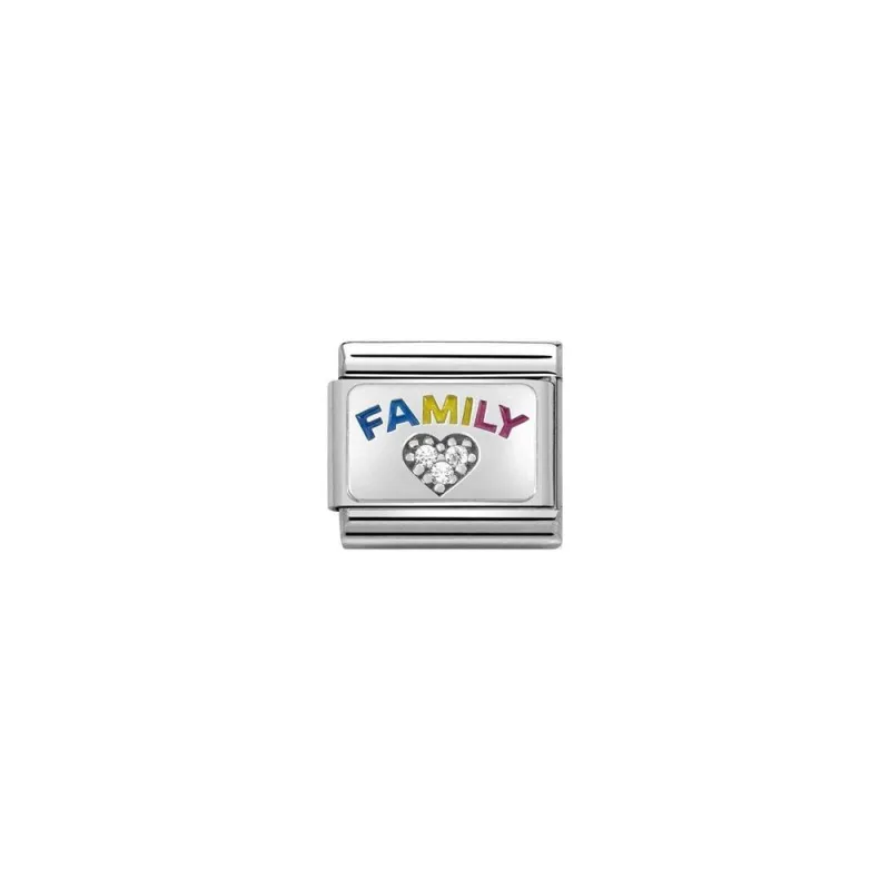 Link Nomination Acero y Plata  "Family" 330306 08