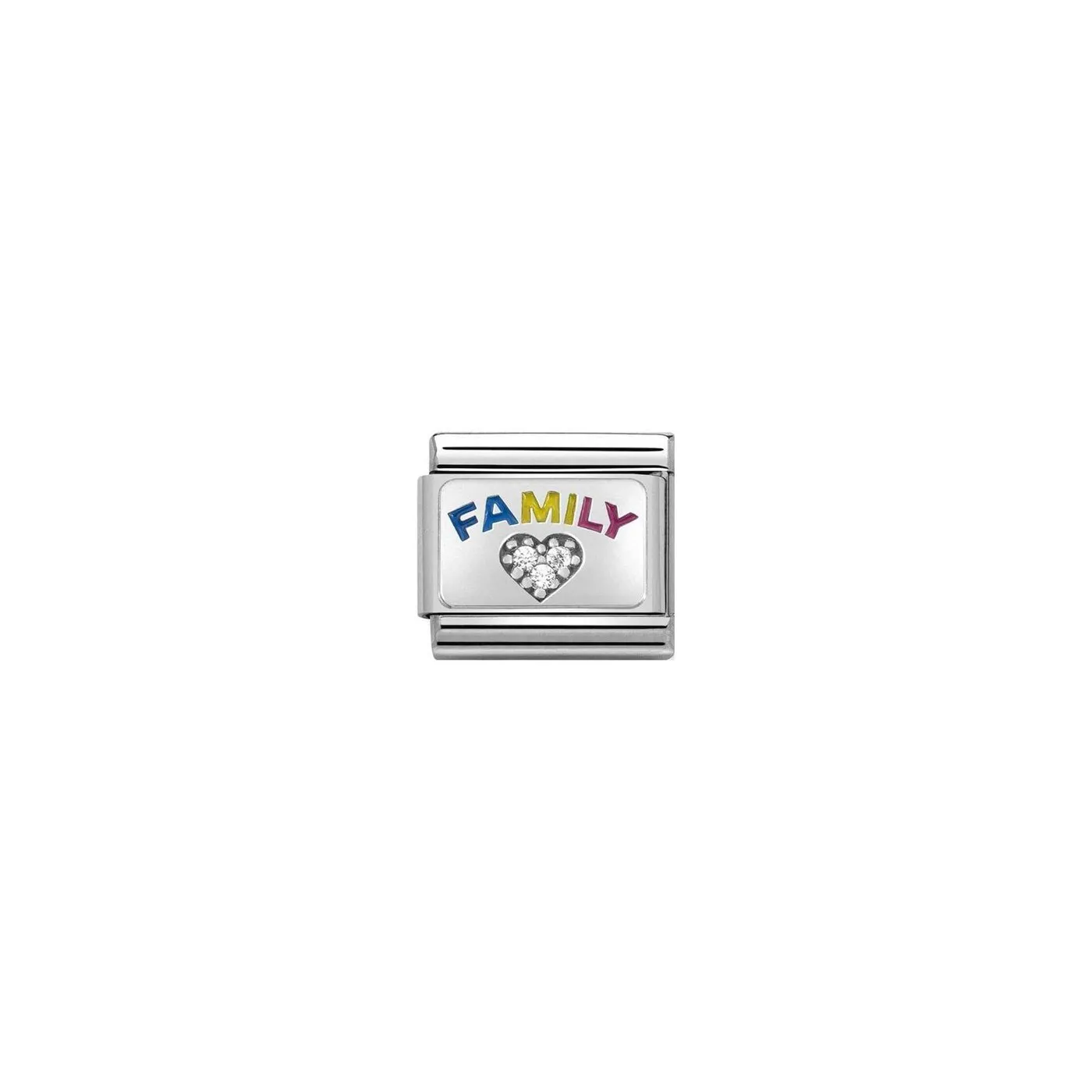 Link Nomination Acero y Plata  "Family" 330306 08