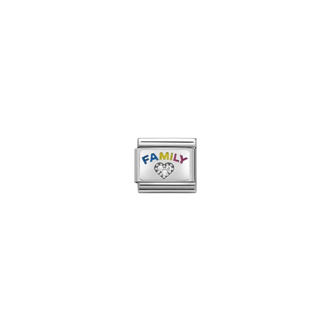 Link Nomination Acero y Plata  "Family" 330306 08