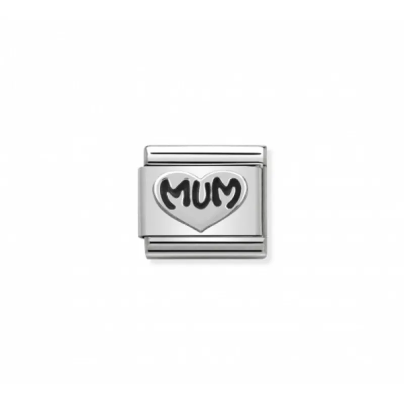 Link Nomination Acero y Plata "Mum" 330101 12