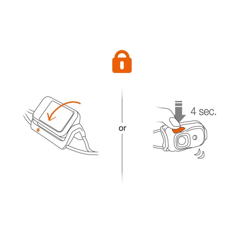 Linterna frontal PETZL BINDI (Orange)