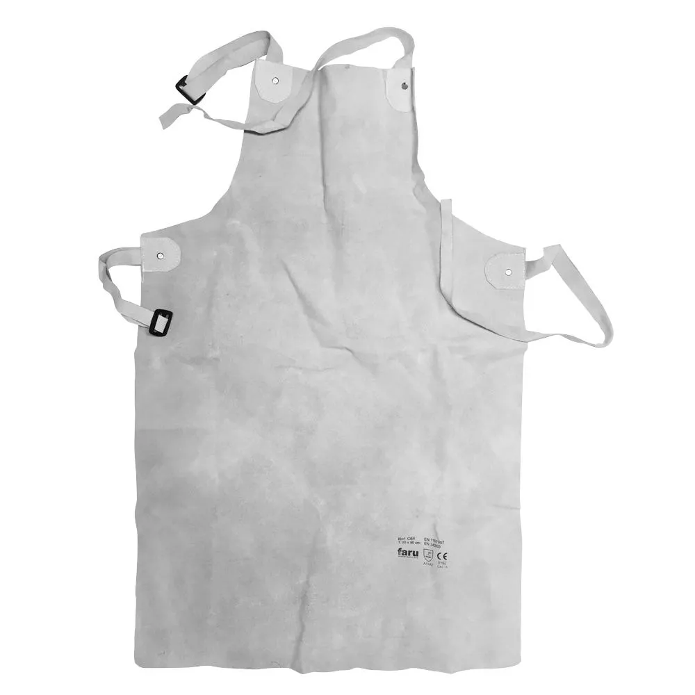 Mandil para soldadura de cuero al cromo