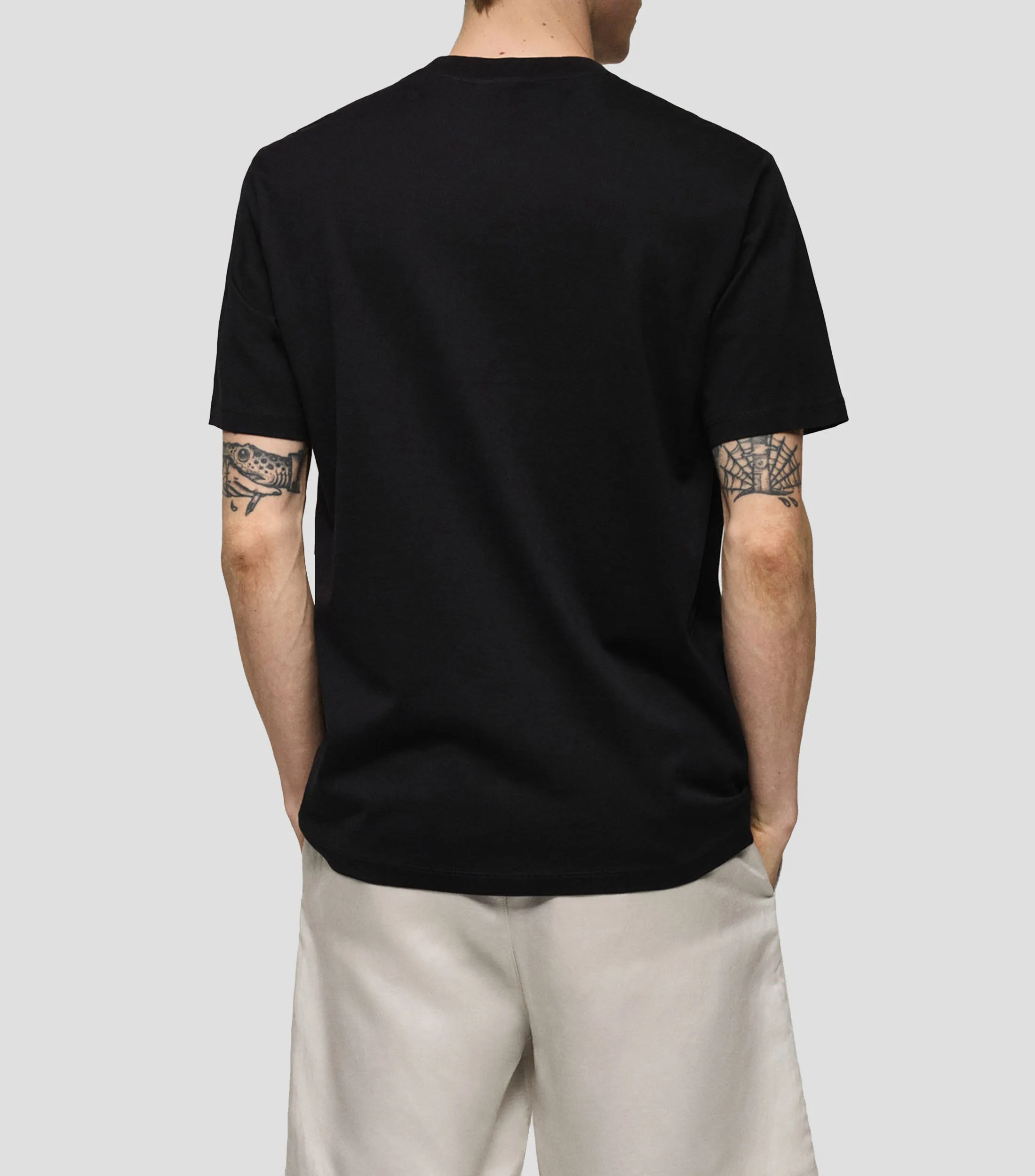Mango Playera cuello redondo manga corta lisa Hombre