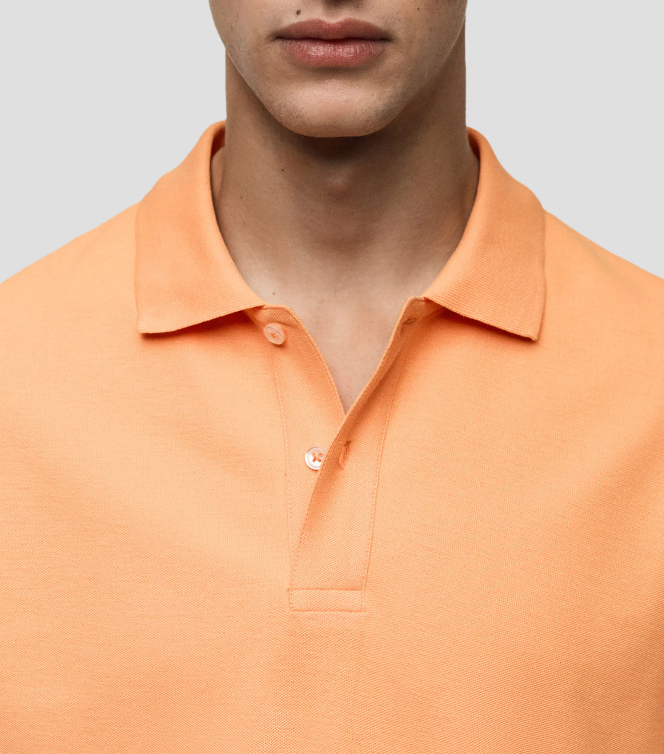 Mango Playera tipo polo con manga corta Hombre