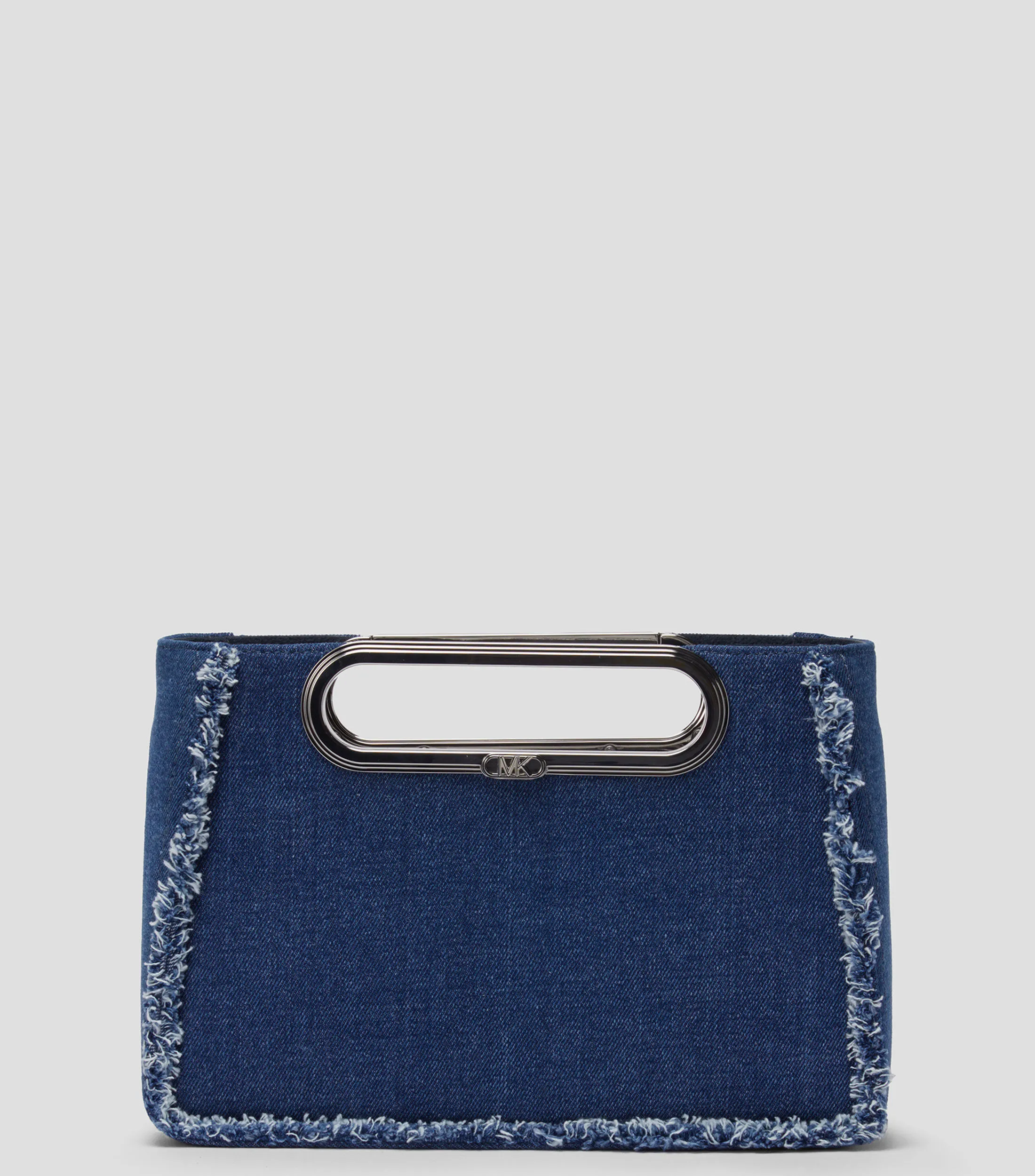 Michael Kors Bolso clutch Azul texturizado Mujer