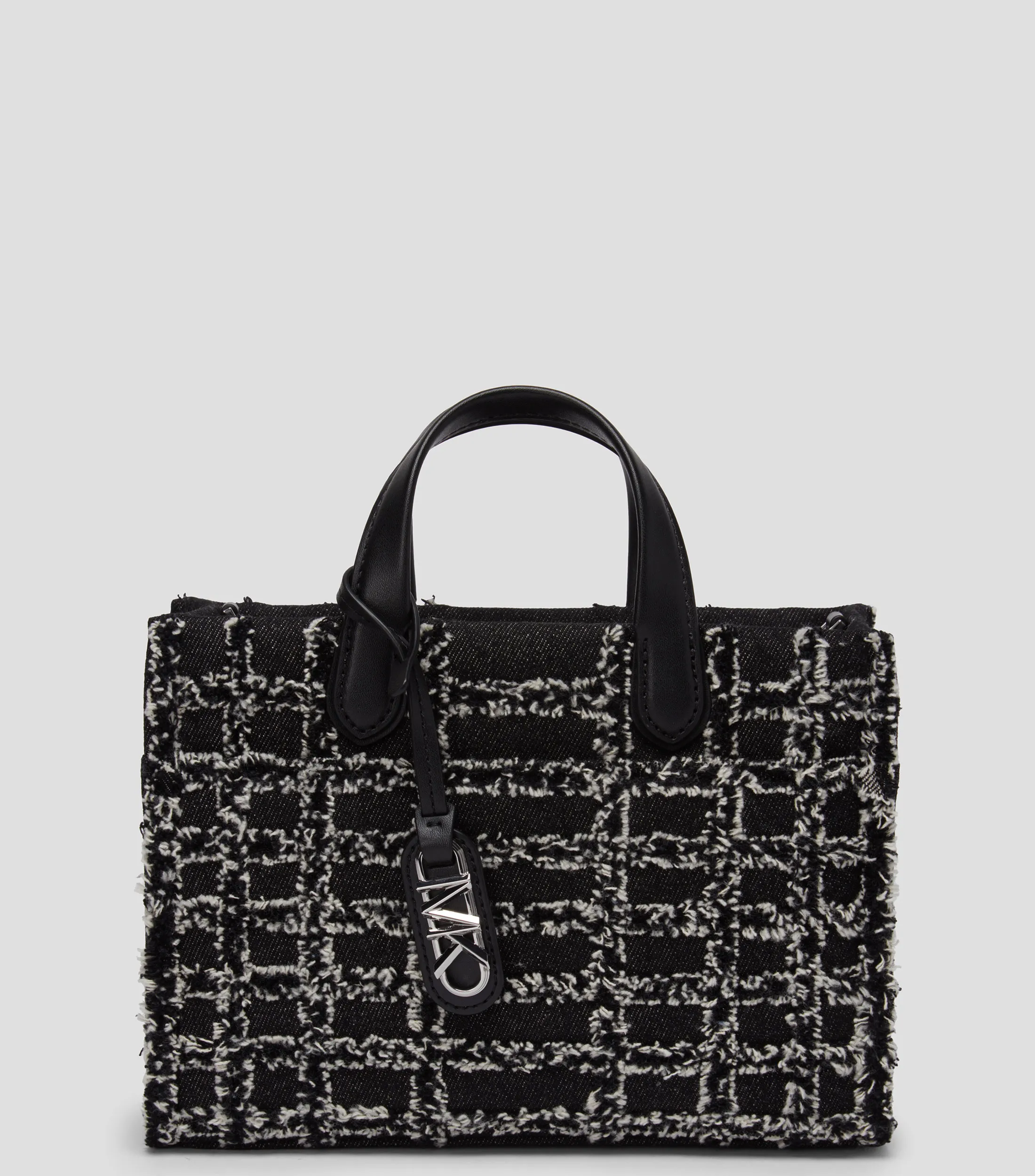 Michael Kors Bolso crossbody Negro con tweed Mujer