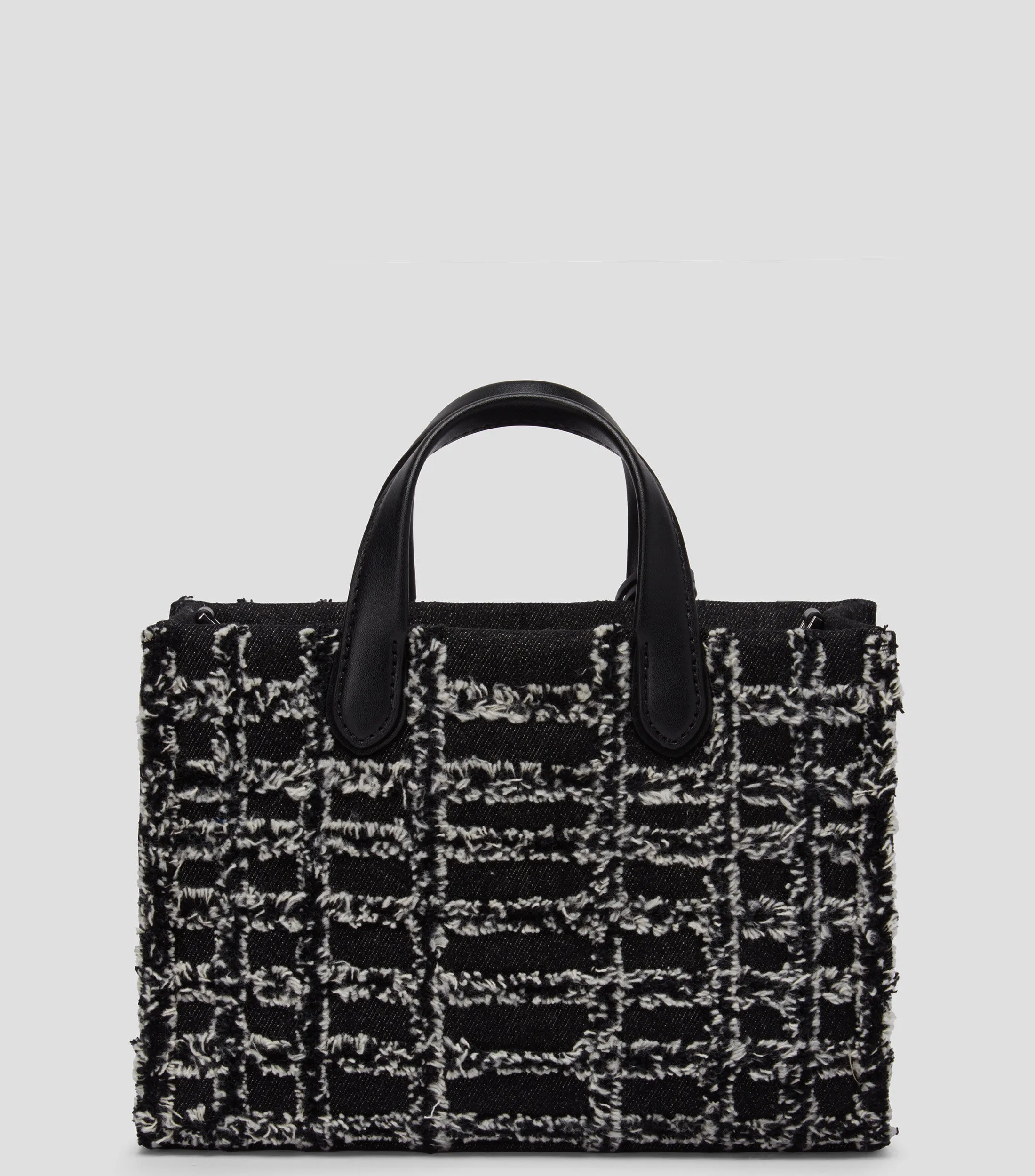 Michael Kors Bolso crossbody Negro con tweed Mujer