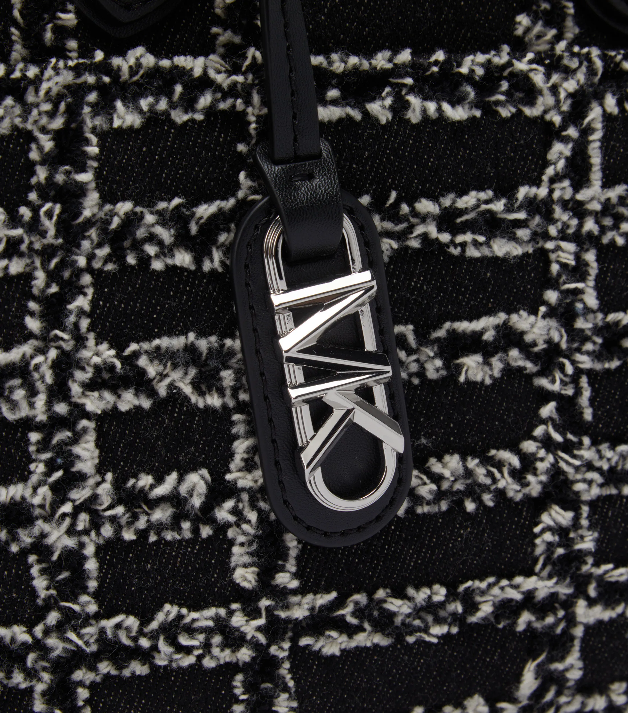 Michael Kors Bolso crossbody Negro con tweed Mujer