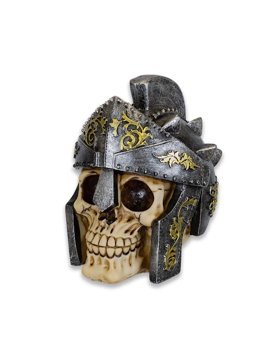 Miniatura calavera casco romano