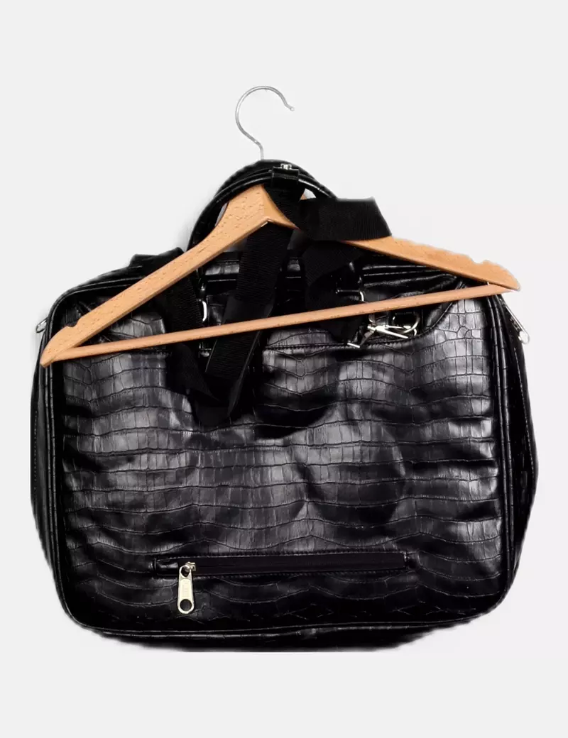 Misako Bolso negro estampado
