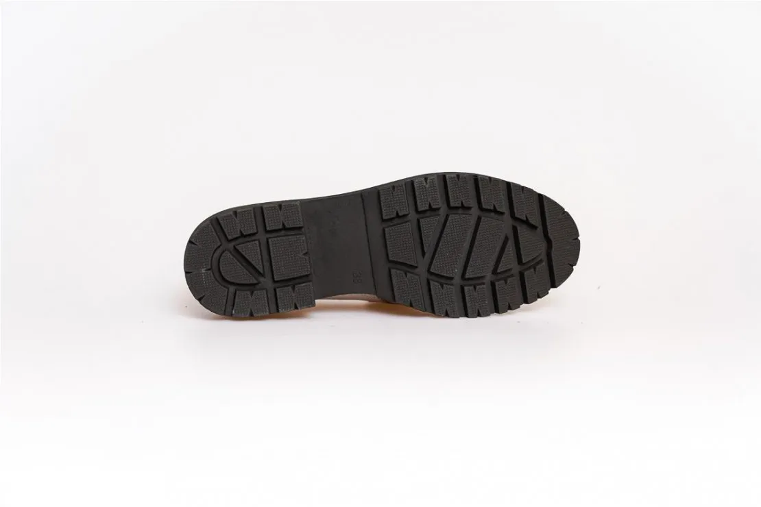 Mocasin de Cadena Mujer Gris Luka Nival