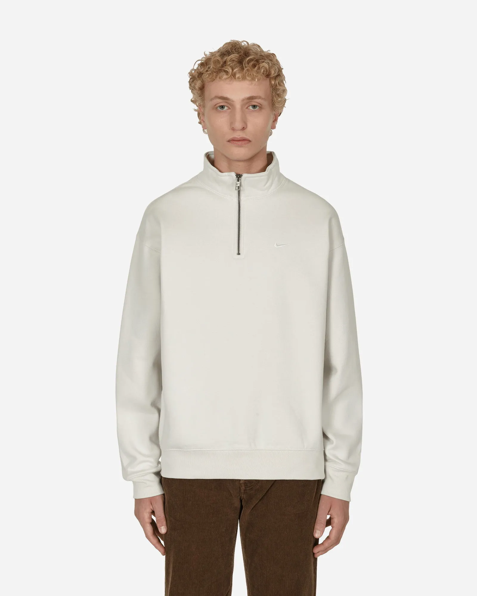NIKE SOLO SWOOSH 1/4 ZIPTOP