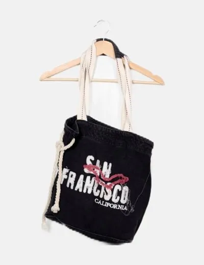 NoName Bolso azul marino saco