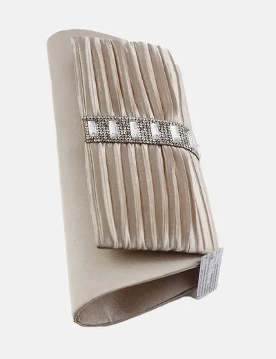 NoName Bolso beige combinado