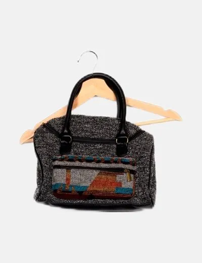NoName Bolso gris combinado