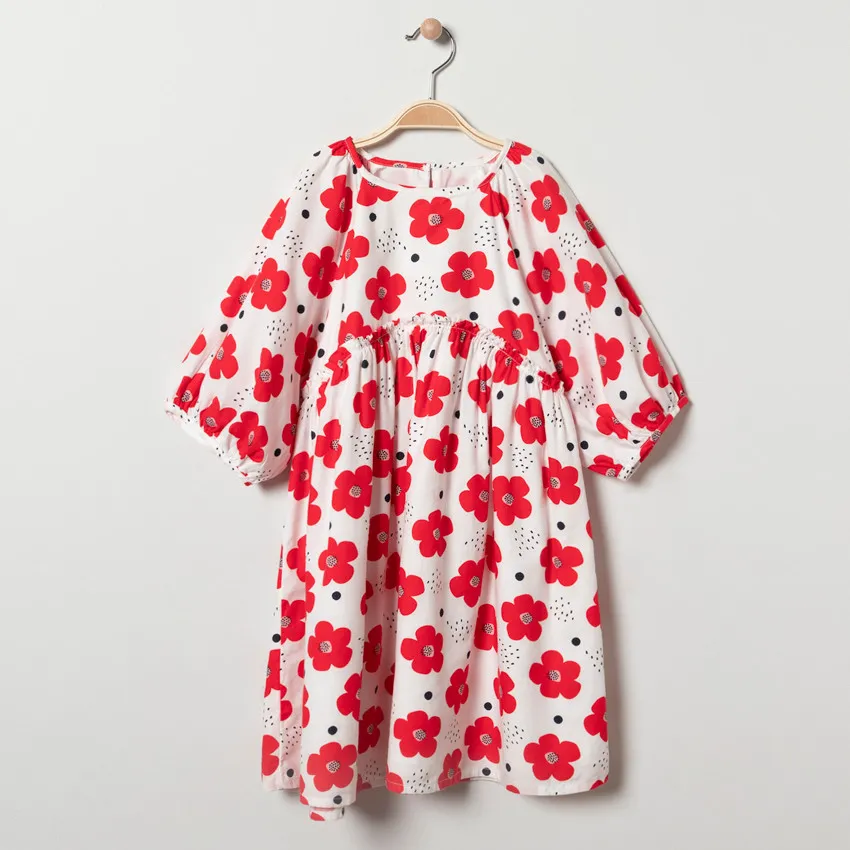 Orchestra Vestido manga 3/4 print flores