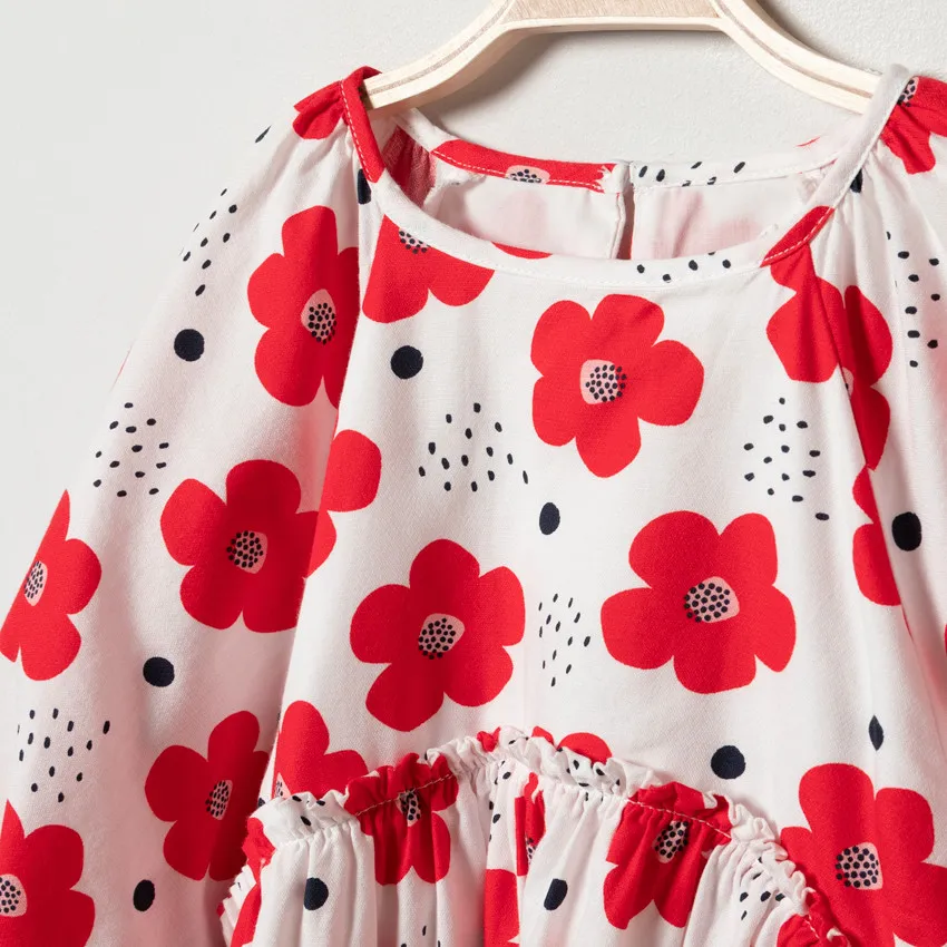 Orchestra Vestido manga 3/4 print flores