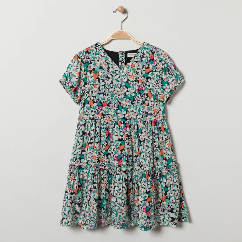 Orchestra Vestido manga corta print flores
