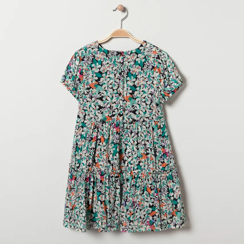 Orchestra Vestido manga corta print flores