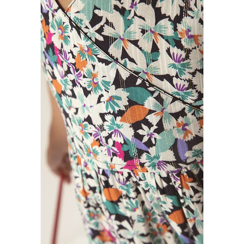 Orchestra Vestido manga corta print flores