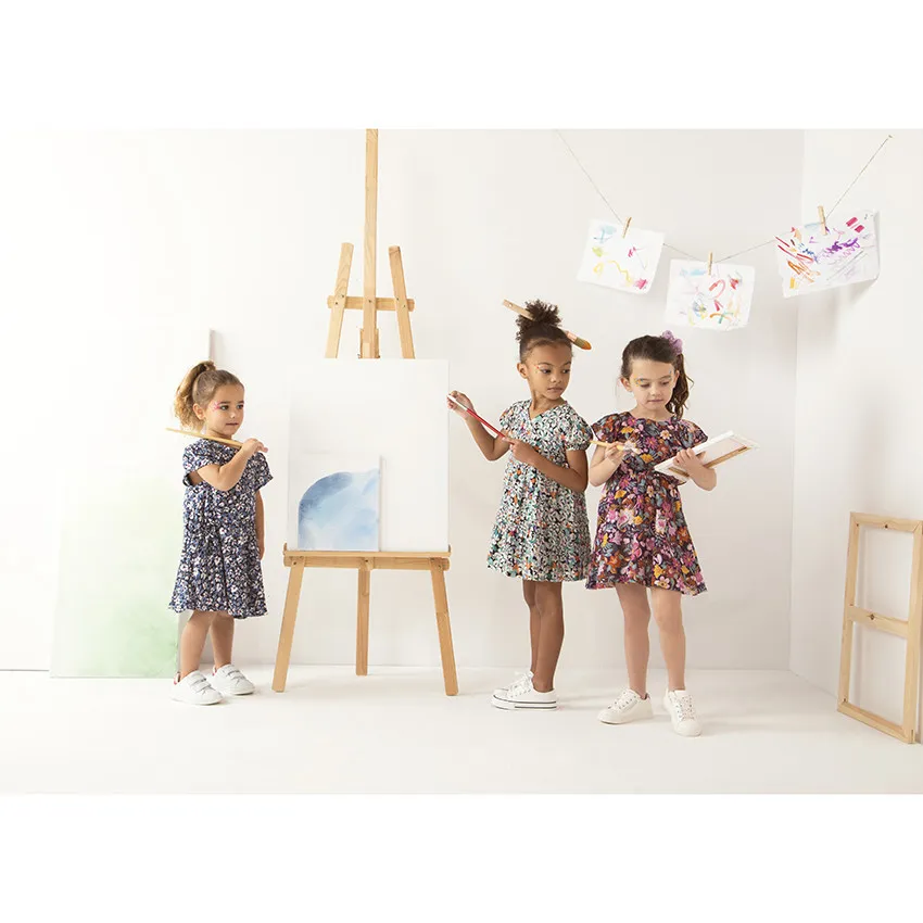 Orchestra Vestido manga corta print flores