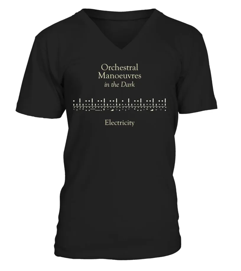 Orchestral Manoeuvres in the Dark BK (2) Camiseta cuello en V Unisex