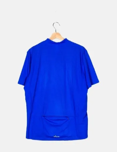 Oxylane Camiseta azul klein deportiva