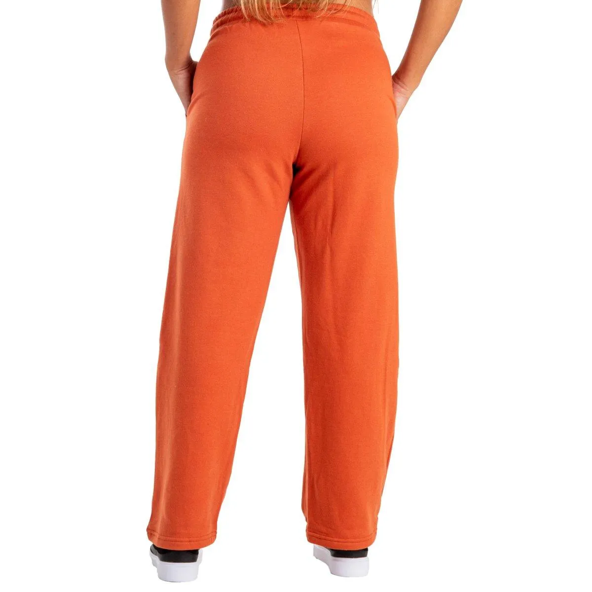 Pantalon Buzo Roxy Basic Logo Oversized Ladrillo
