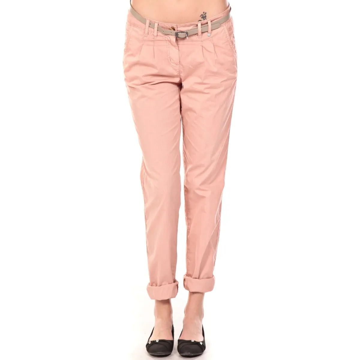 Pantalon Ceinture saumon