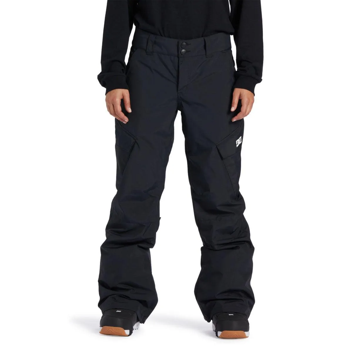 Pantalon Dc Snow Nonchalant Mujer Negro