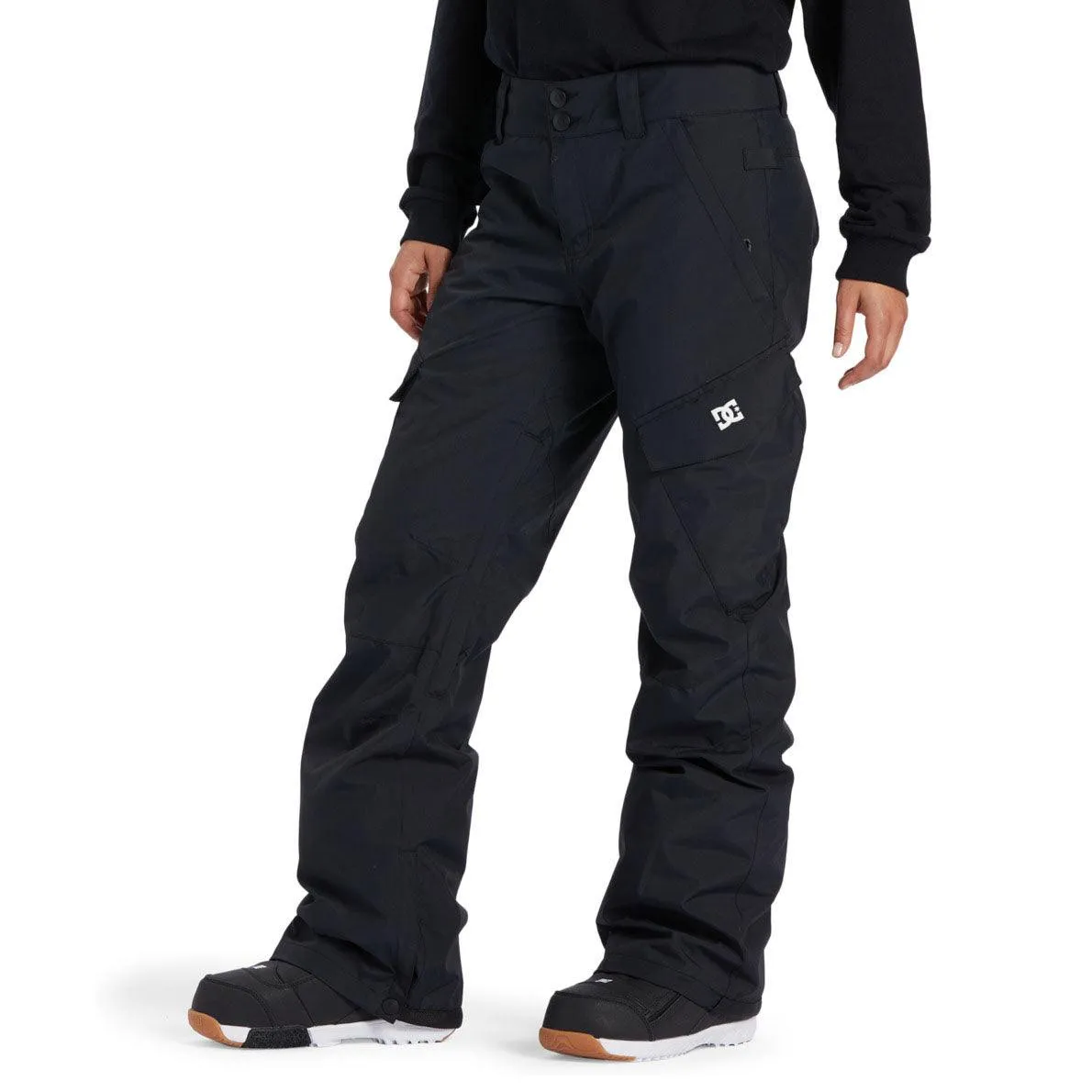 Pantalon Dc Snow Nonchalant Mujer Negro
