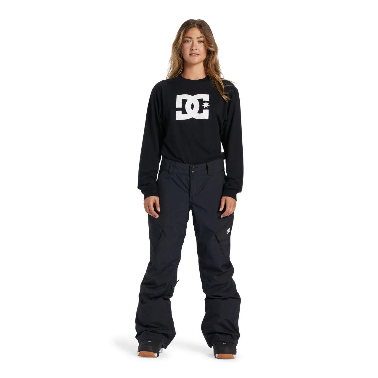 Pantalon Dc Snow Nonchalant Mujer Negro