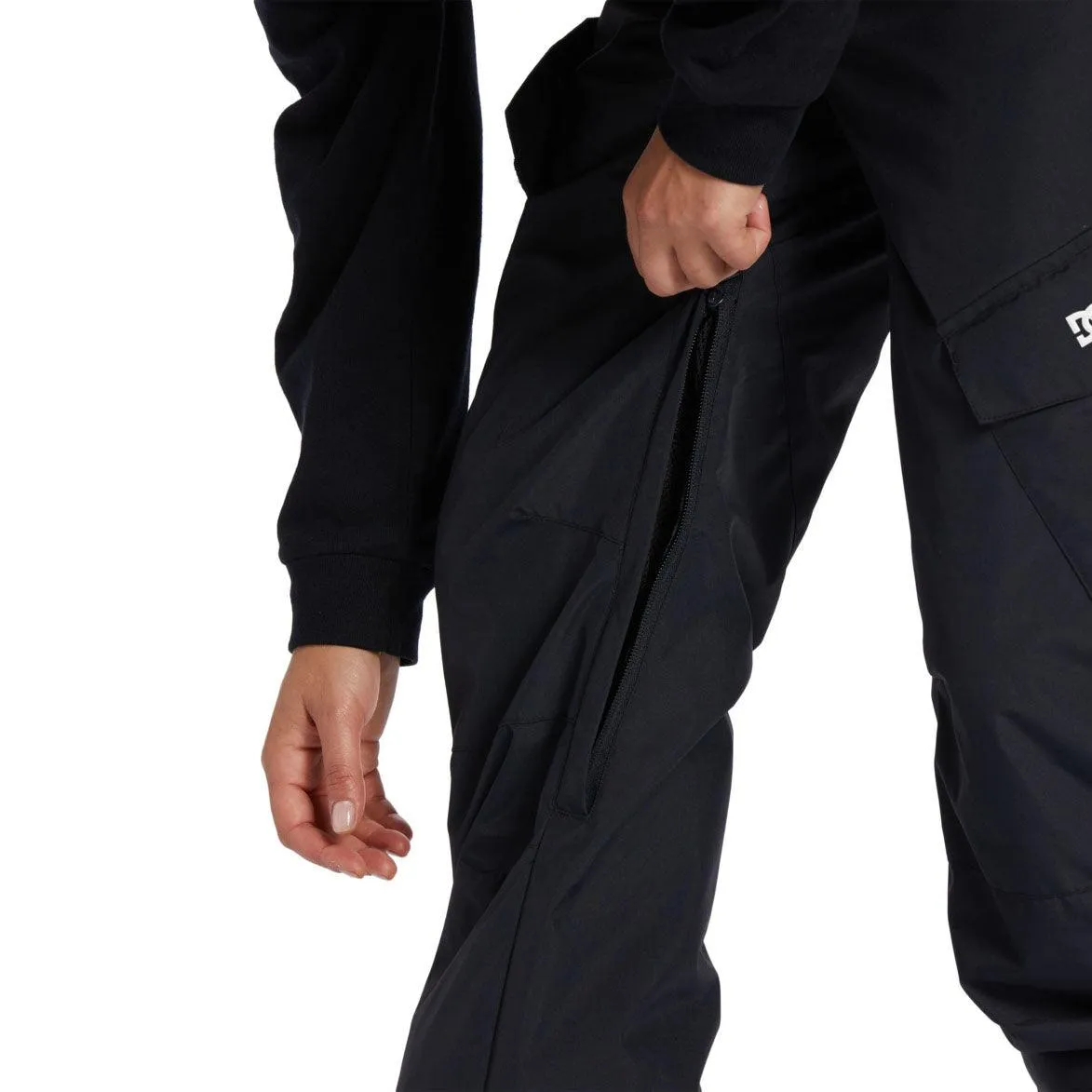 Pantalon Dc Snow Nonchalant Mujer Negro